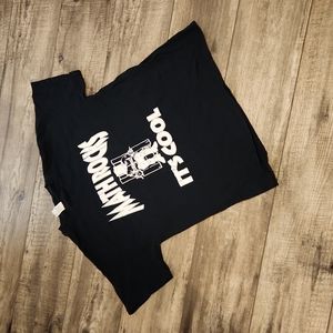 Math Rocks It's Cool Deathrow Records graphic t-shirt l large men geek funny